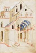 Vue perspective d'une église (Alighieri) - Muzeo.com