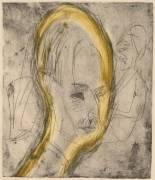 Head of Dr. Bauer (Ernst Ludwig Kirchner) - Muzeo.com