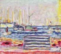 A Port in Normandy (Pierre Bonnard) - Muzeo.com