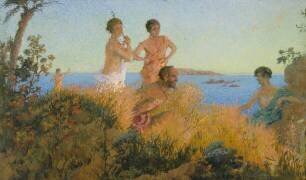Ancient scene (Ker-Xavier Roussel) - Muzeo.com