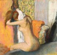 Après le bain, femme s'essuyant la nuque (Edgar Degas) - Muzeo.com