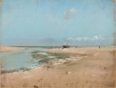 Beach at Low Tide (Edgar Degas) - Muzeo.com