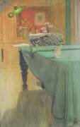 Brita at the Piano (Carl Larsson) - Muzeo.com
