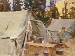 Camp at Lake O'Hara (John Singer Sargent) - Muzeo.com