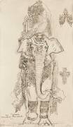 Carton 31. Etude pour la Péri (Gustave Moreau) - Muzeo.com