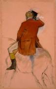 Cavalier en habit rouge (Edgar Degas) - Muzeo.com