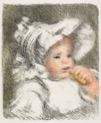 Child with a Biscuit (Auguste Renoir) - Muzeo.com