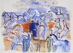 Circus Horses (Raoul Dufy) - Muzeo.com