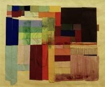 Composition abstraite avec femme (August Macke) - Muzeo.com