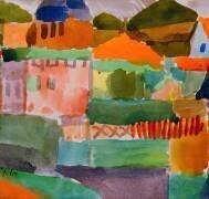 Dans les maisons de St-Germain (Paul Klee) - Muzeo.com