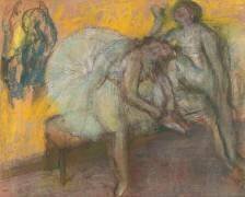 Deux danseuses au repos (Edgar Degas) - Muzeo.com