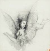 Etude pour le Sphinx deviné (Gustave Moreau) - Muzeo.com