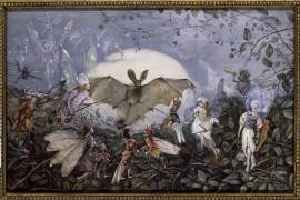 Fairy Hordes attacking a Bat (John Anster Fitzgerald) - Muzeo.com