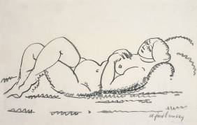 Female Nude (Alexej von Jawlensky) - Muzeo.com