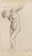 Femme nue, debout, étude pour Scène de guerre (Edgar Degas) - Muzeo.com
