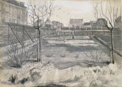 Flower Nursery on the Schenkweg in The Hague (Vincent van Gogh) - Muzeo.com