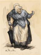 Gave her Daughter-in-law a Piece of her Mind (William James Glackens) - Muzeo.com