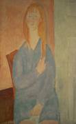 Girl in a Blue Dress (Amedeo Modigliani) - Muzeo.com