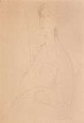 Hanks Zborowska with hands on her lap (Amedeo Modigliani) - Muzeo.com