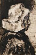 Head of a Peasant Woman (Vincent van Gogh) - Muzeo.com