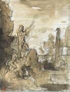 Hercule et l'Hydre de Lerne (Gustave Moreau) - Muzeo.com
