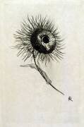 Illustration for 'Les Fleurs du mal' by Baudelaire (Odilon Redon) - Muzeo.com