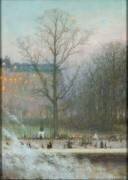 Jardins de Paris: square des Batignolles (Charles Léandre) - Muzeo.com