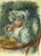 Jean Renoir in a chair - Child with a biscuit (Auguste Renoir) - Muzeo.com