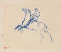 Jockey on Horseback (Edgar Degas) - Muzeo.com