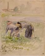 La Cueillette des pois (Camille Pissarro) - Muzeo.com