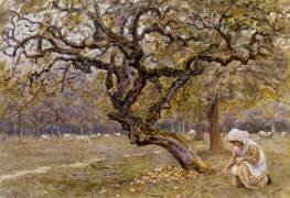 La pommeraie (Helen Allingham) - Muzeo.com