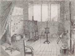 L'Atelier de Redon, 81 boulevard du Montparnasse à Paris (novembre 1873-1877) (Odilon Redon) - Muzeo.com