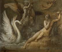 Léda et le cygne (Gustave Moreau) - Muzeo.com