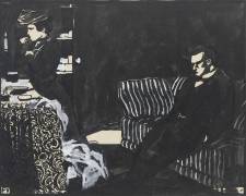 Les intimités : la toilette de sortie (Félix Vallotton) - Muzeo.com