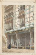 Maisons à pans de fer et revêtement de faïence (Eugène Viollet-Le-Duc) - Muzeo.com