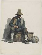 Marchand de poteries (Ernest Hébert) - Muzeo.com