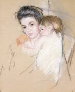 Mother and Nude Child (Mary Cassatt) - Muzeo.com