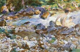 Mountain Stream (John Singer Sargent) - Muzeo.com