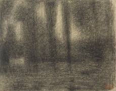 Poplars (Georges Seurat) - Muzeo.com