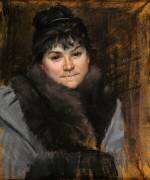 Portrait de madame X dit aussi Portrait de Jeune Femme (Marie Bashkirtseff) - Muzeo.com