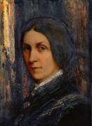 Portrait de sa mère Pauline Moreau (Gustave Moreau) - Muzeo.com
