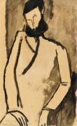 Portrait of a Bearded Man (Amedeo Modigliani) - Muzeo.com