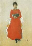 Portrait of Dora Lamm (Carl Larsson) - Muzeo.com