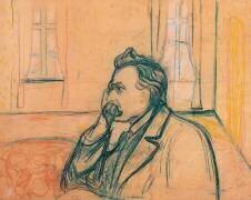Portrait of Friedrich Nietzsche (Edvard Munch) - Muzeo.com