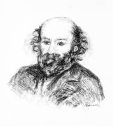 Portrait of Paul Cézanne (Auguste Renoir) - Muzeo.com