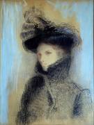 Portrait of the ceramist Marie Botkin (Odilon Redon) - Muzeo.com