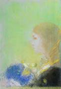 Profil de Jeune Fille (Odilon Redon) - Muzeo.com