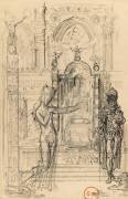 Etude pour Salomé dansant devant Hérode (Gustave Moreau) - Muzeo.com