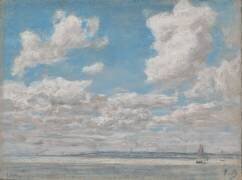 Seascape with Open Sky (Eugène Boudin) - Muzeo.com