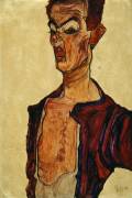 Self Portrait Screaming (Egon Schiele) - Muzeo.com